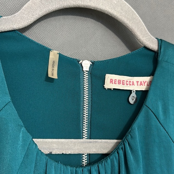 Rebecca Taylor Satin “Set In Shift” Dress - Picture 10 of 12